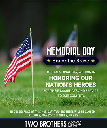 Two Brothers: Memorial Day Email