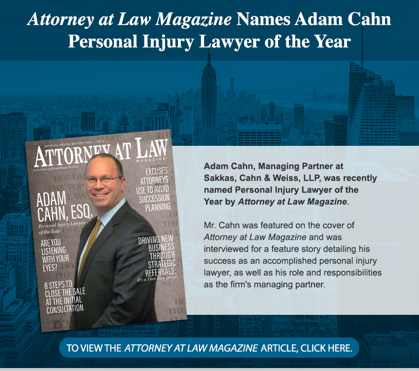 Adam Cahn Named Personal Injury Lawyer of the Year