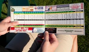 Advertise on Golf Scorecards