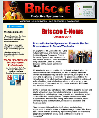 Briscoe Protective Services: E-Newsletter