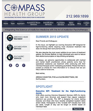 Compass Health Group: E-Newsletter