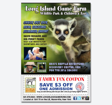 Long Island Game Farm Ad