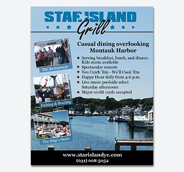 Star Island Grill Ad