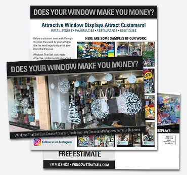 Windows That Sell: 6X11 Bi-Fold Postcard