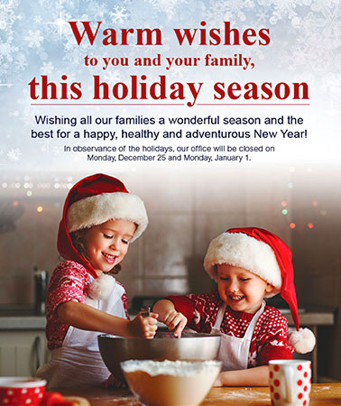 Therapy Center for Children: Holiday Email