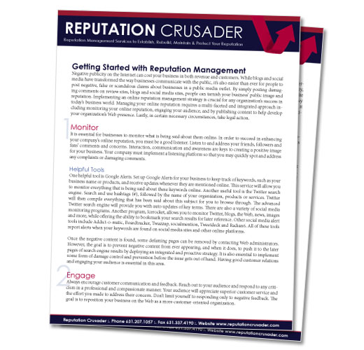 Free Download: Getting Started with Reputation Management