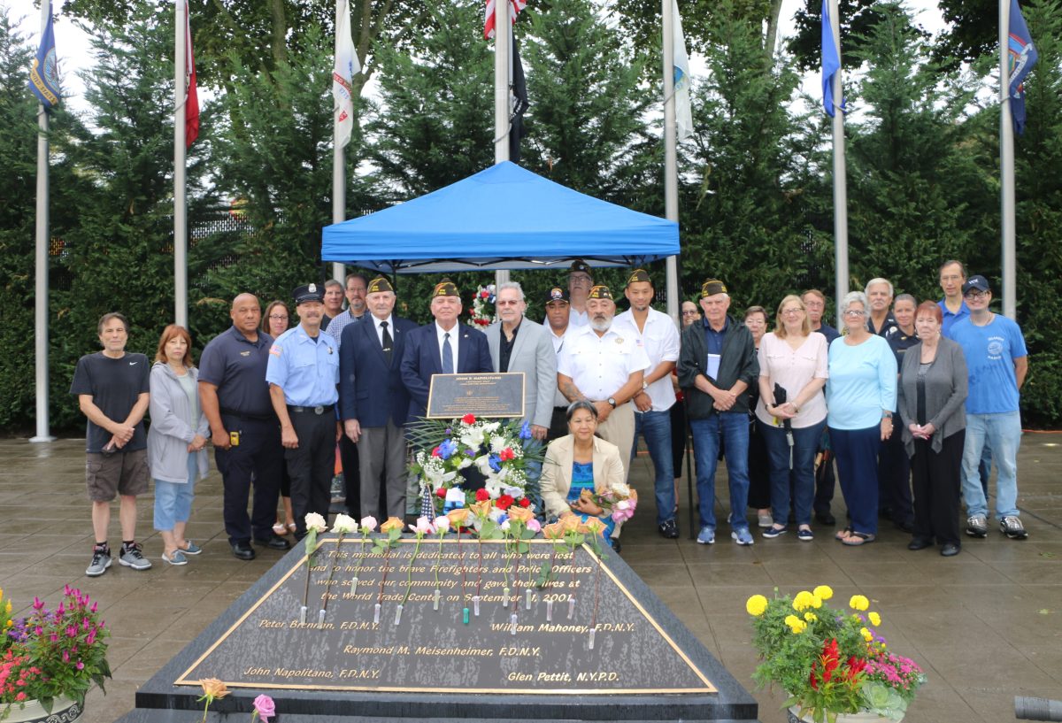 Village of Islandia Holds September 11th Memorial Ceremony at First Responders Memorial
